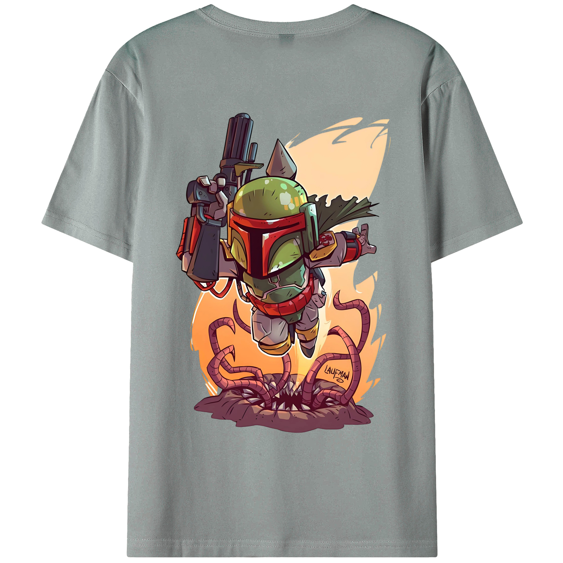 （画像用） スター・ウォーズ Star Wars 綿100％ メンズ半袖Tシャツ（バックプリント） 通気性
